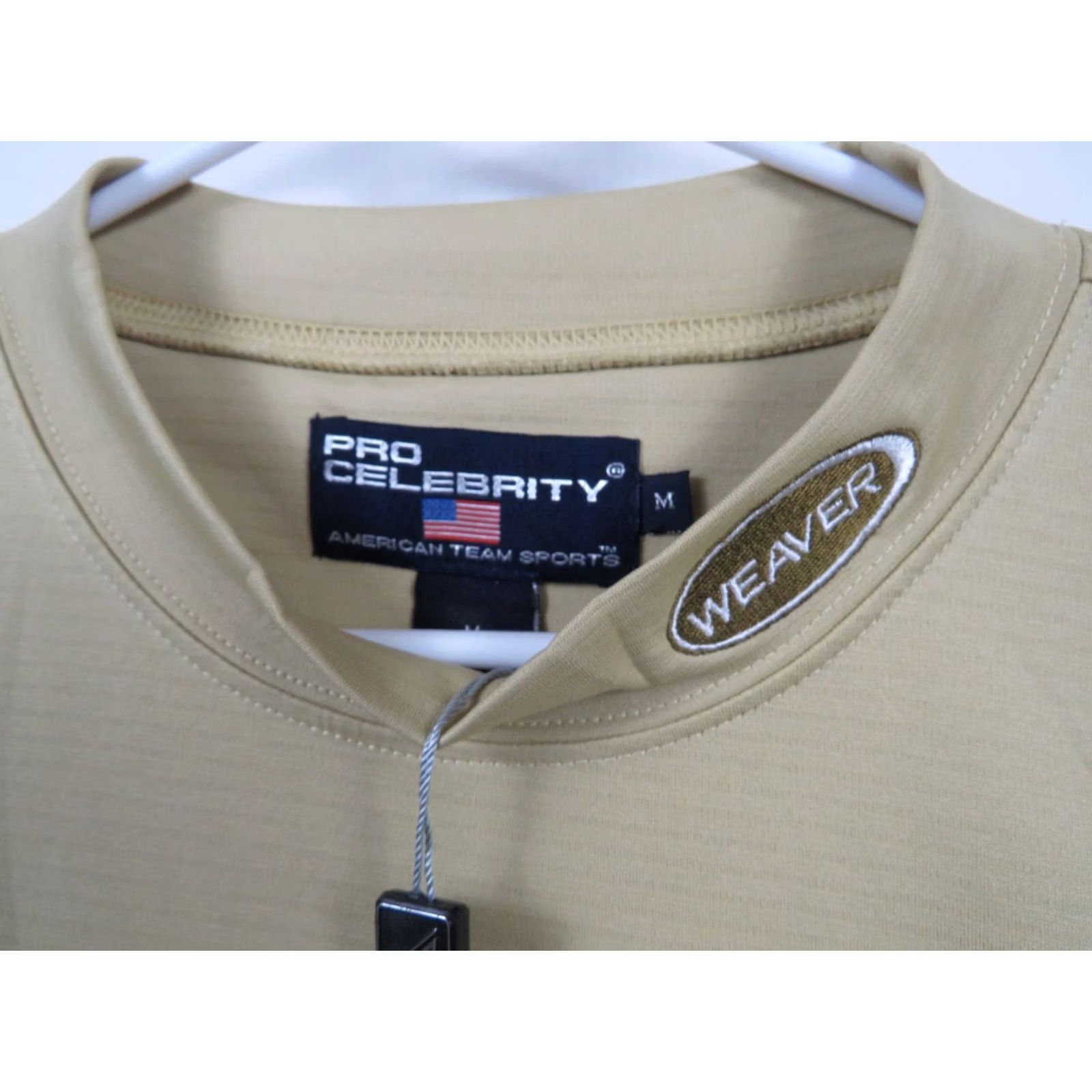 Vintage Pro Celebrity Shirt Polo Men M Short Sleeve Gold NWT Crew Neck Zelcon Shirt Medium Men’s NWT Size US M / EU 48-50 / 2 - 3 Thumbnail
