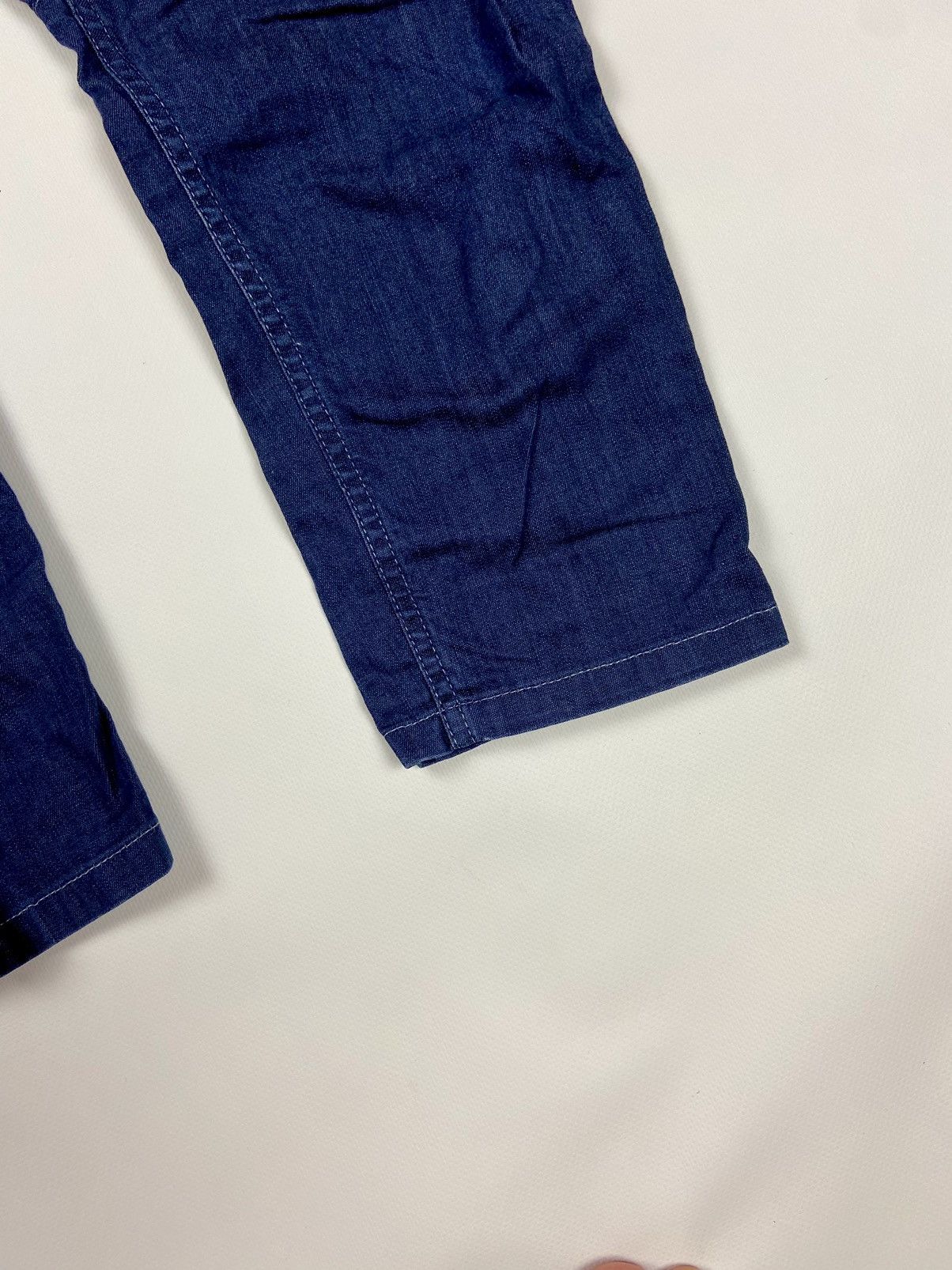 Marithe + Francois Girbaud × Vintage Marithe Francois Girbaud Navy Cropped Women Denim JeansSz 28 Size 30" / US 8 / IT 44 - 6 Thumbnail