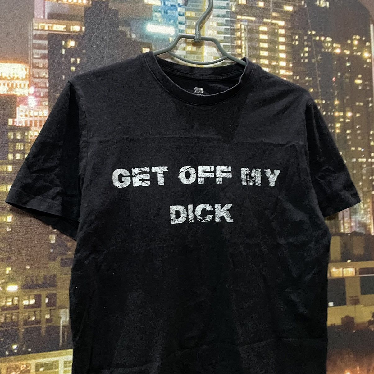 Band Tees OPIUM T SHIRT HUMOR GET OFF MY DICK PENIS FADE PORNO STAR Size US S / EU 44-46 / 1 - 2 Thumbnail