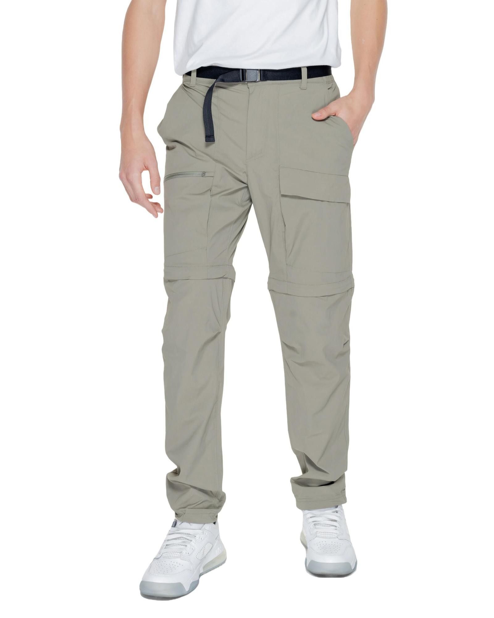 image of Columbia Nylon Trousers With Multiple Pockets in Green, Men's (Size 30)