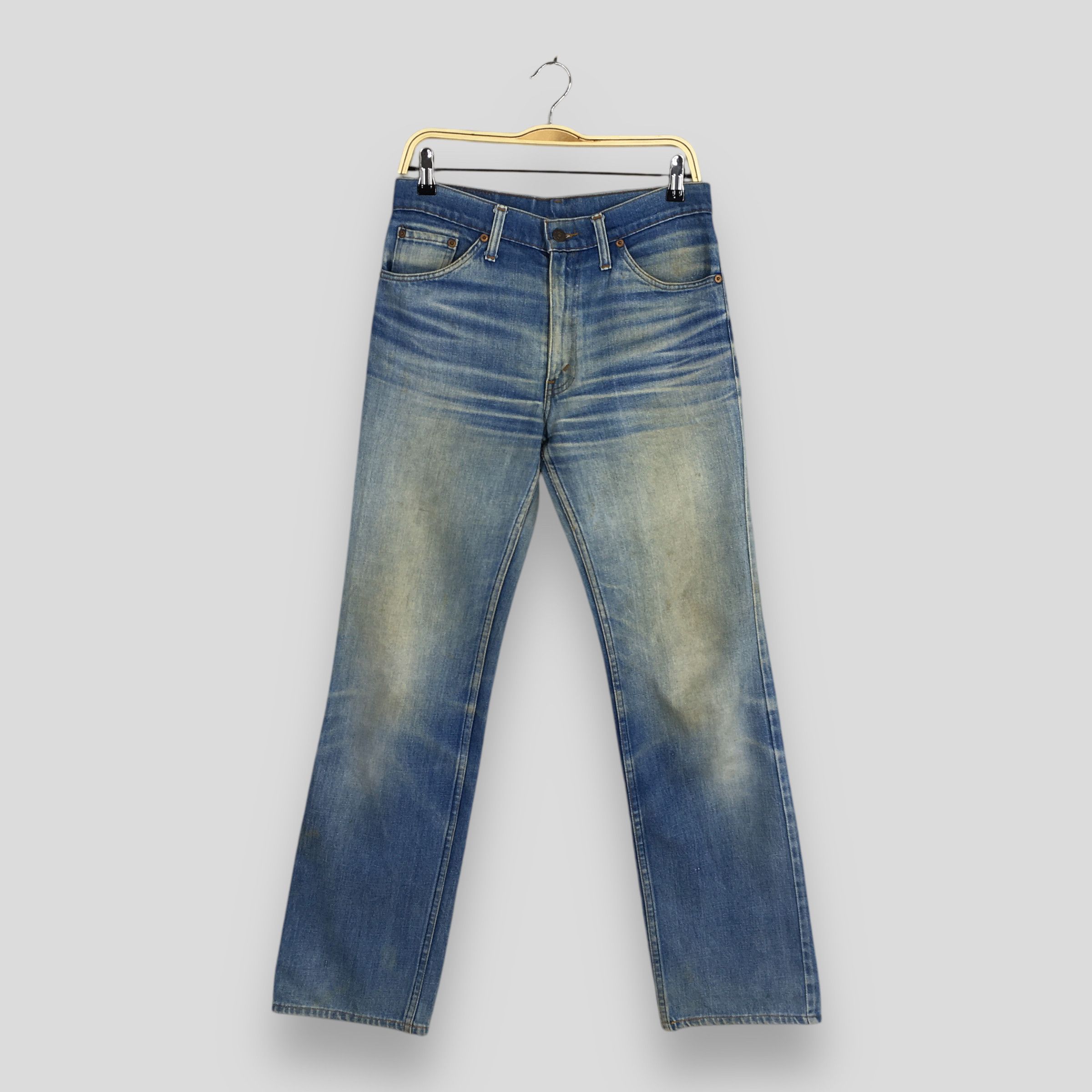 Size 30x31 Vintage 90s Levi's 505 Stone Washed Zipper Jeans