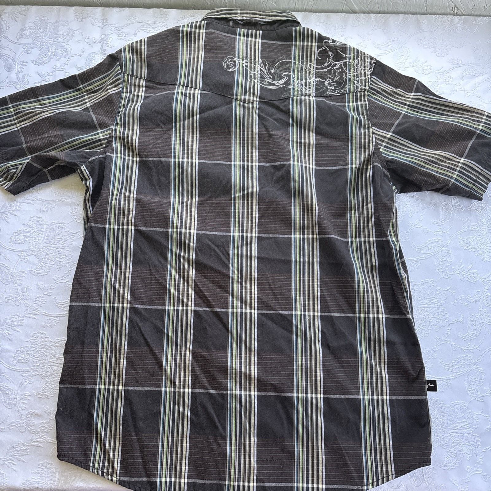 Rusty VTG Y2K Rusty Plaid Button Up Shirt Men's M Surf 00's 90s Size US M / EU 48-50 / 2 - 4 Thumbnail