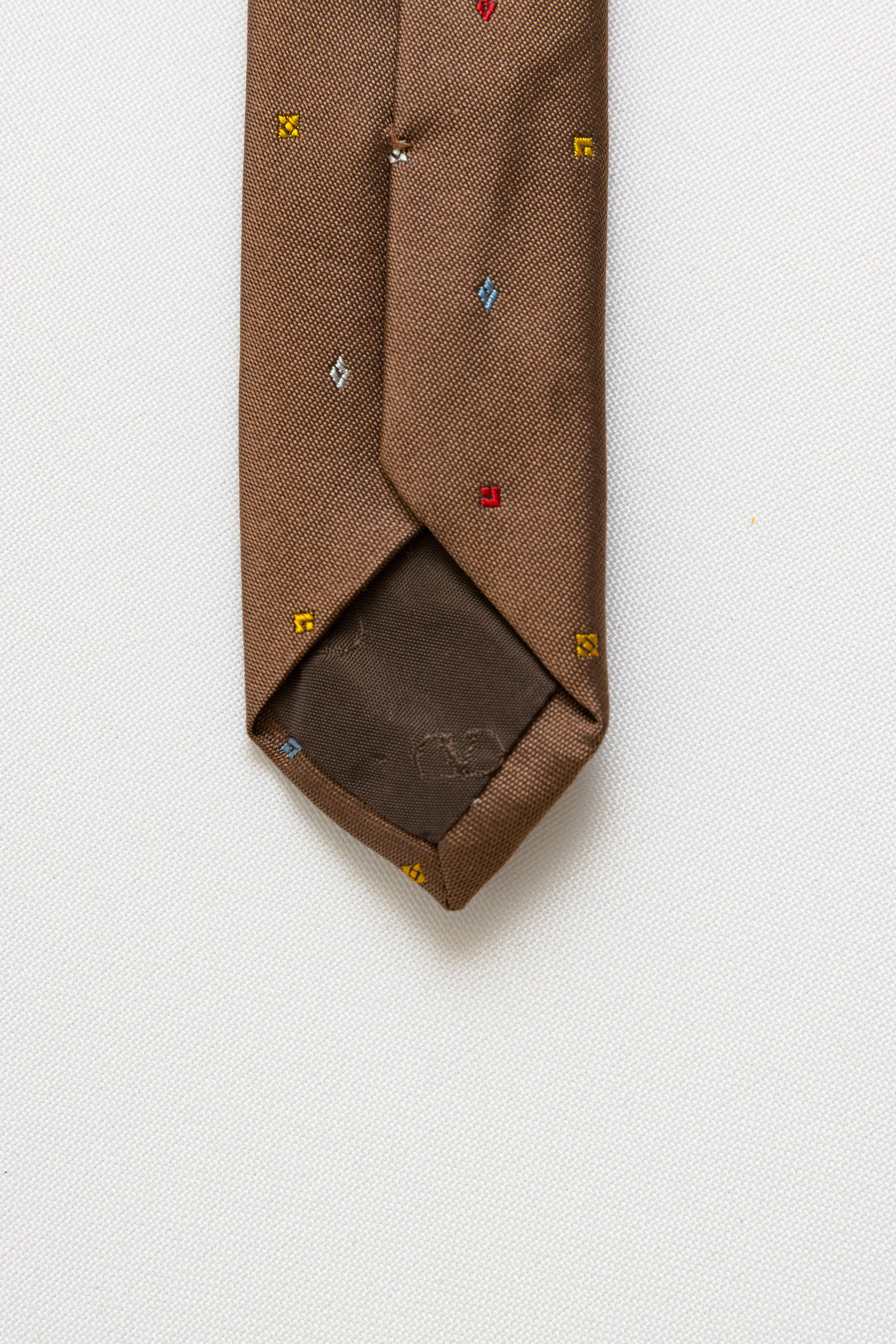 Valentino Valentino made in Italy Tie abstract Silk Nedcktie 031 Size ONE SIZE - 8 Thumbnail
