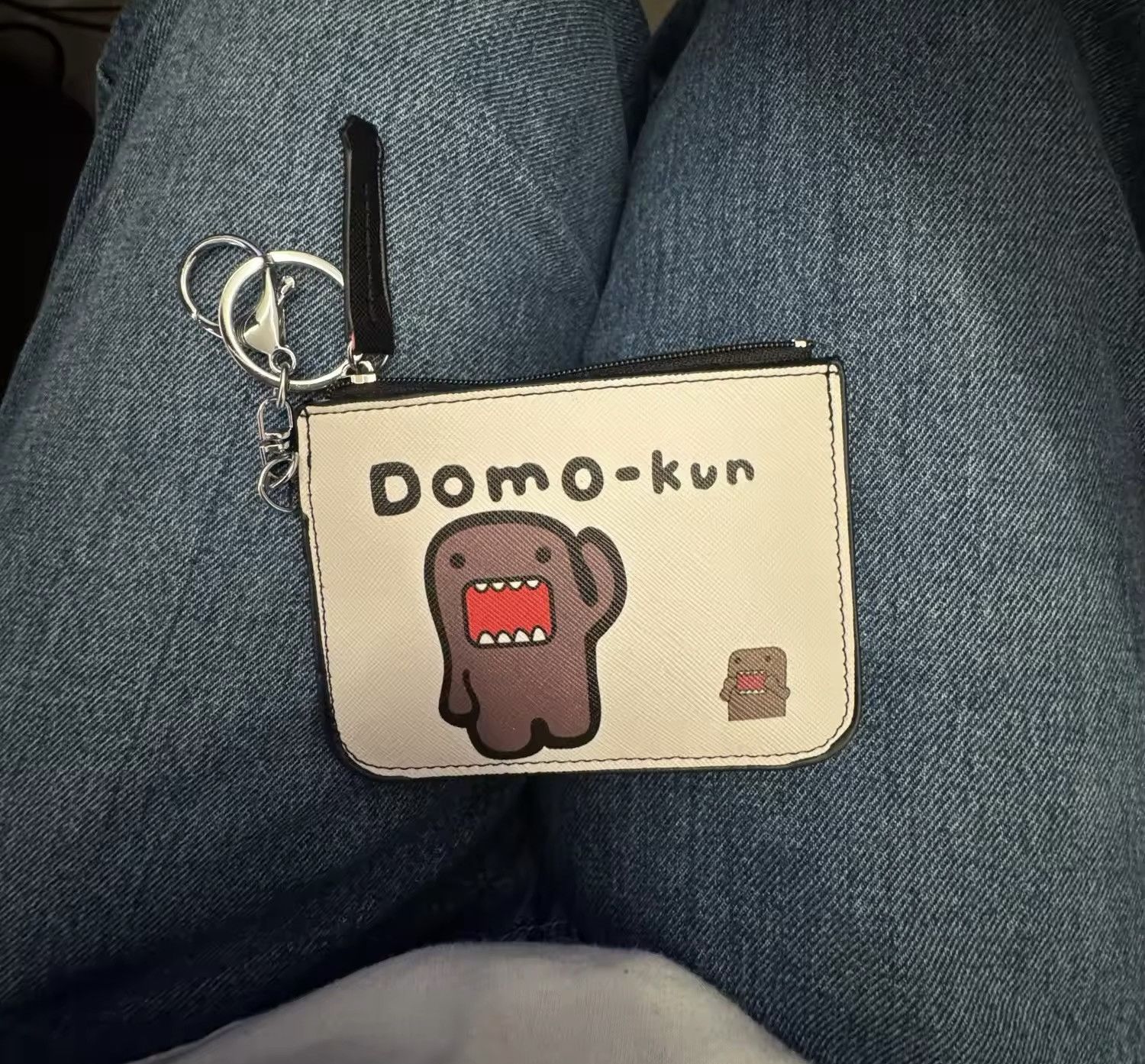 Japanese Brand Kawaii Domo Kun PU Leather ID Card Holder Case Size ONE SIZE - 5 Thumbnail