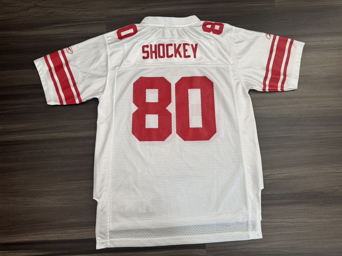 Reebok YOUTH Jeremy Shockey #80 New York Giants Jersey 14-16 Size US L / EU 52-54 / 3 - 6 Thumbnail