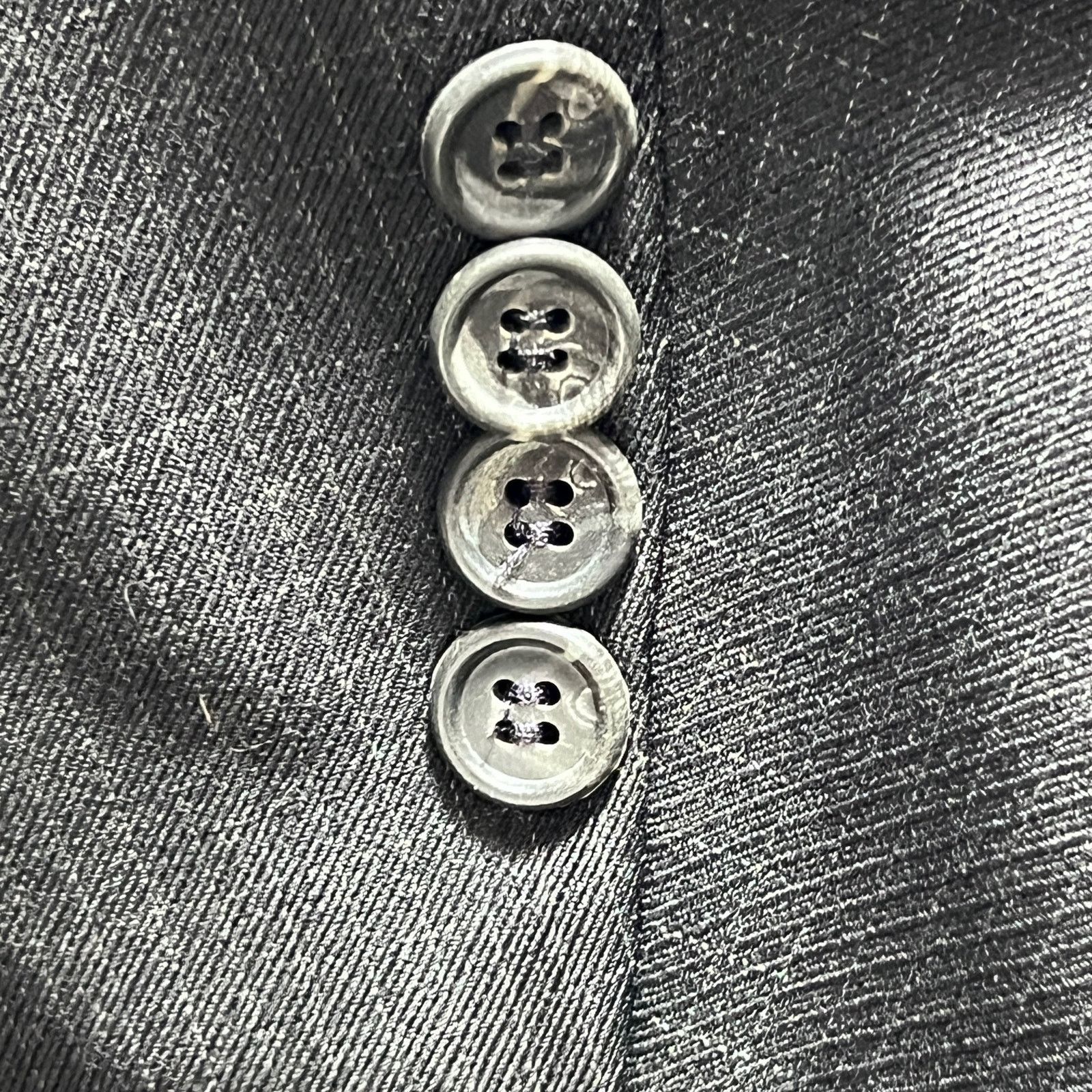 Corneliani Corneliani Italy Men's Dark Grey Wool Blazer Jacket 46 L Size 46L - 10 Thumbnail