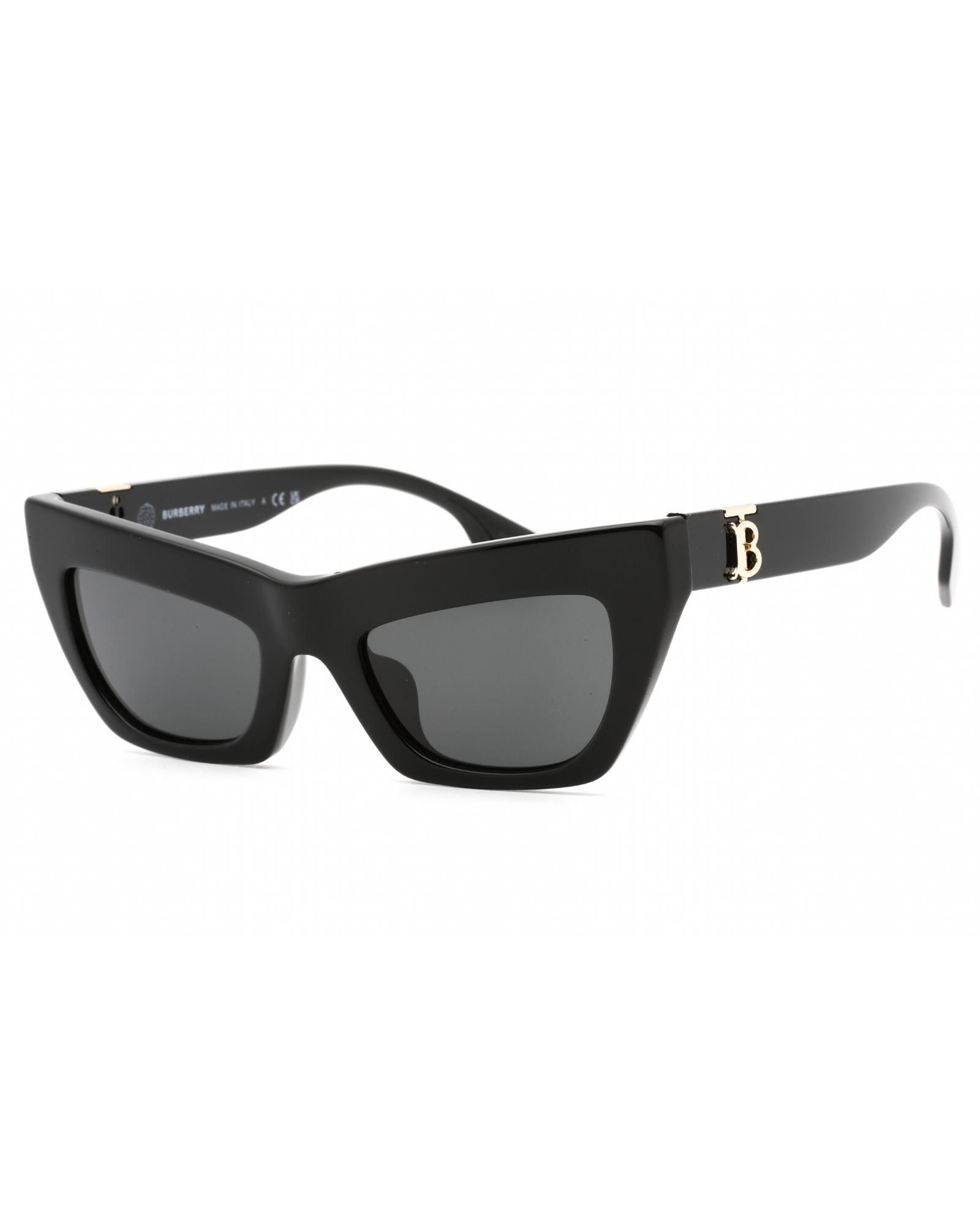image of Burberry 0Be4405F Sunglasses Black / Dark Grey, Women's