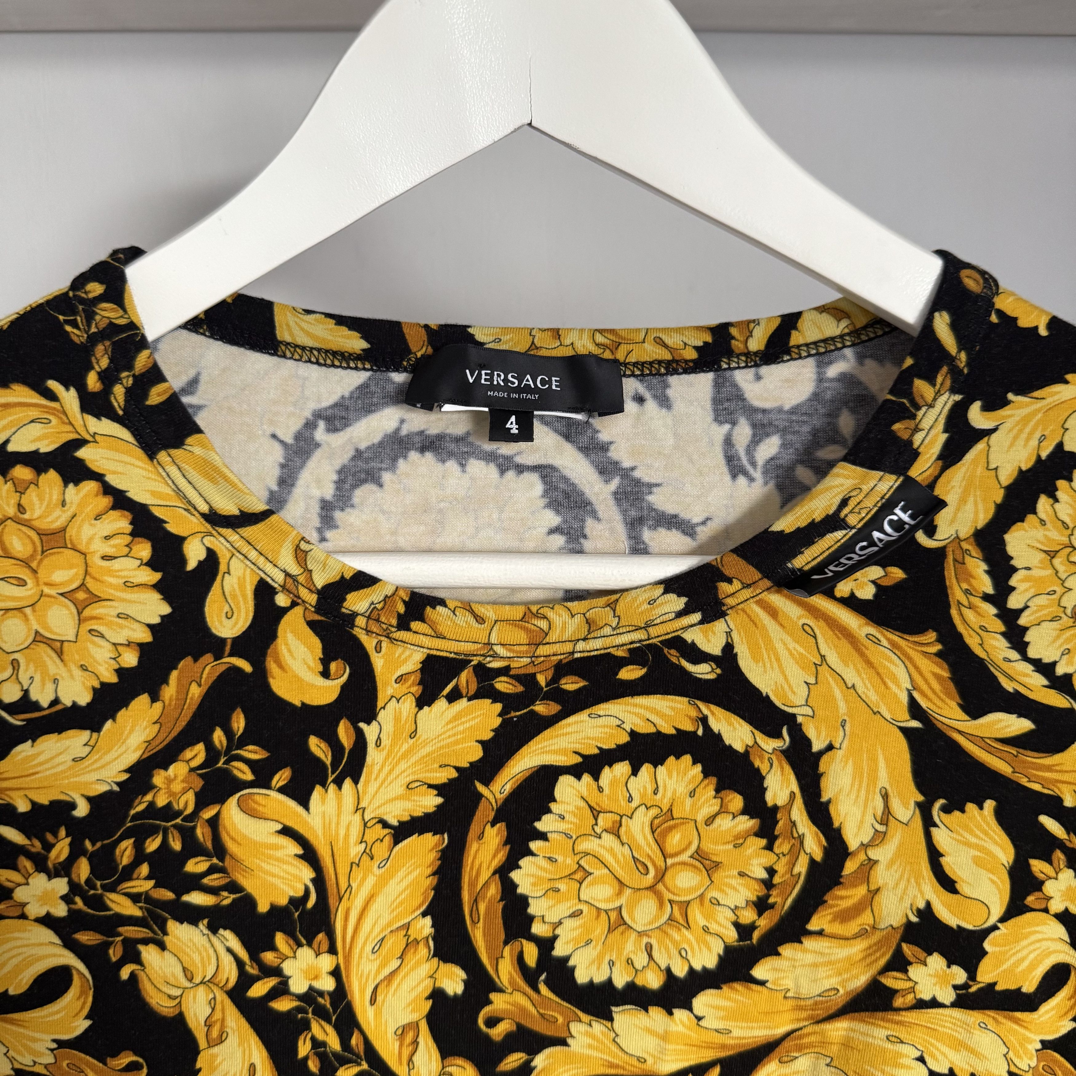 Versace Men's VERSACE Authentic T-shirt Cotton Top Size 4 / S Size US S / EU 44-46 / 1 - 4 Thumbnail