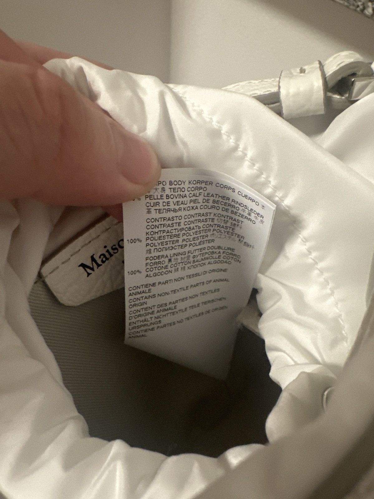 Maison Margiela Maison Margiela White 5AC Bucket Bag Size ONE SIZE - 12 Thumbnail