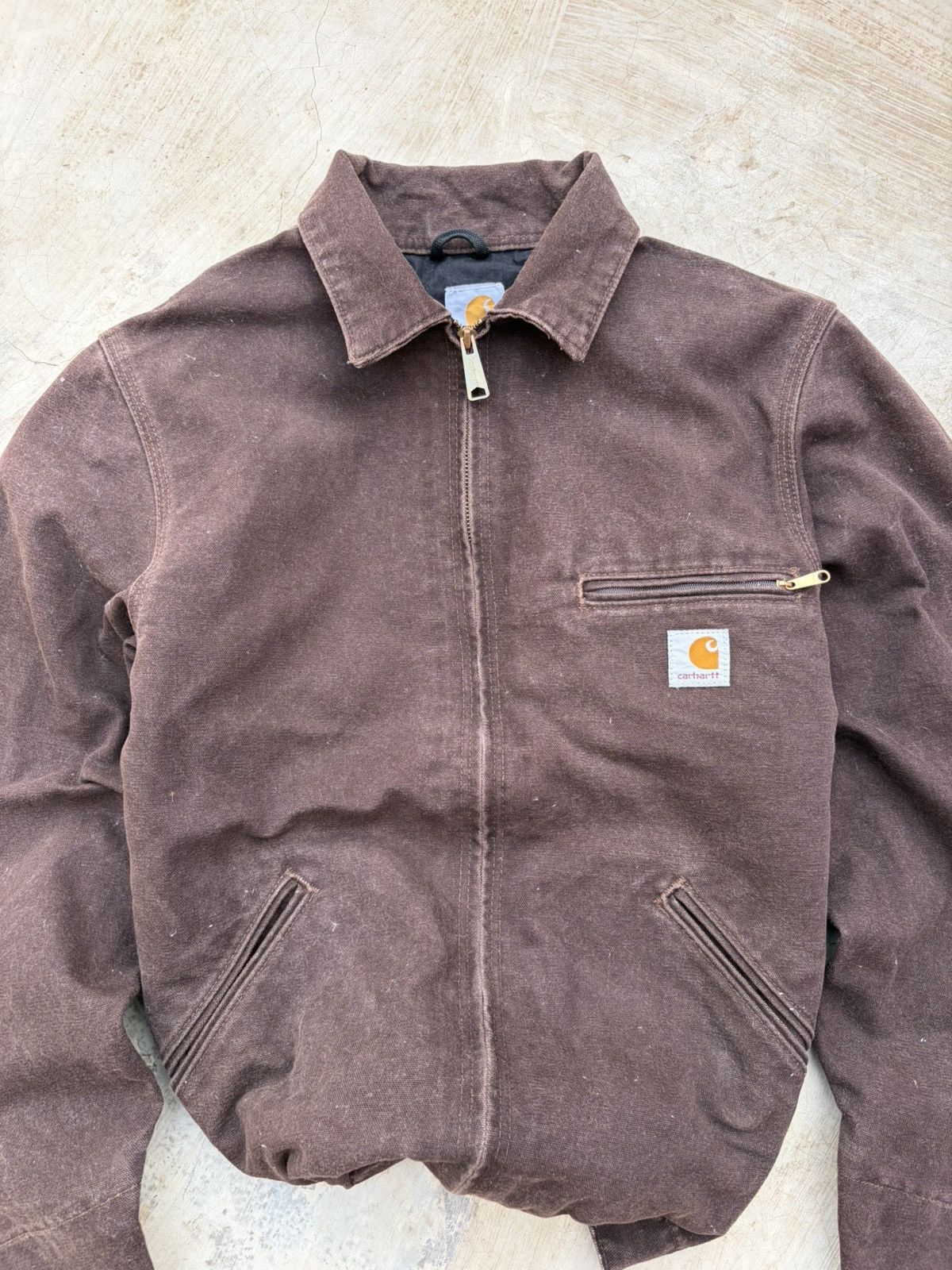 Carhartt Vintage 00s Carhartt Detroit Jacket EJ196DKB Size US S / EU 44-46 / 1 - 4 Thumbnail