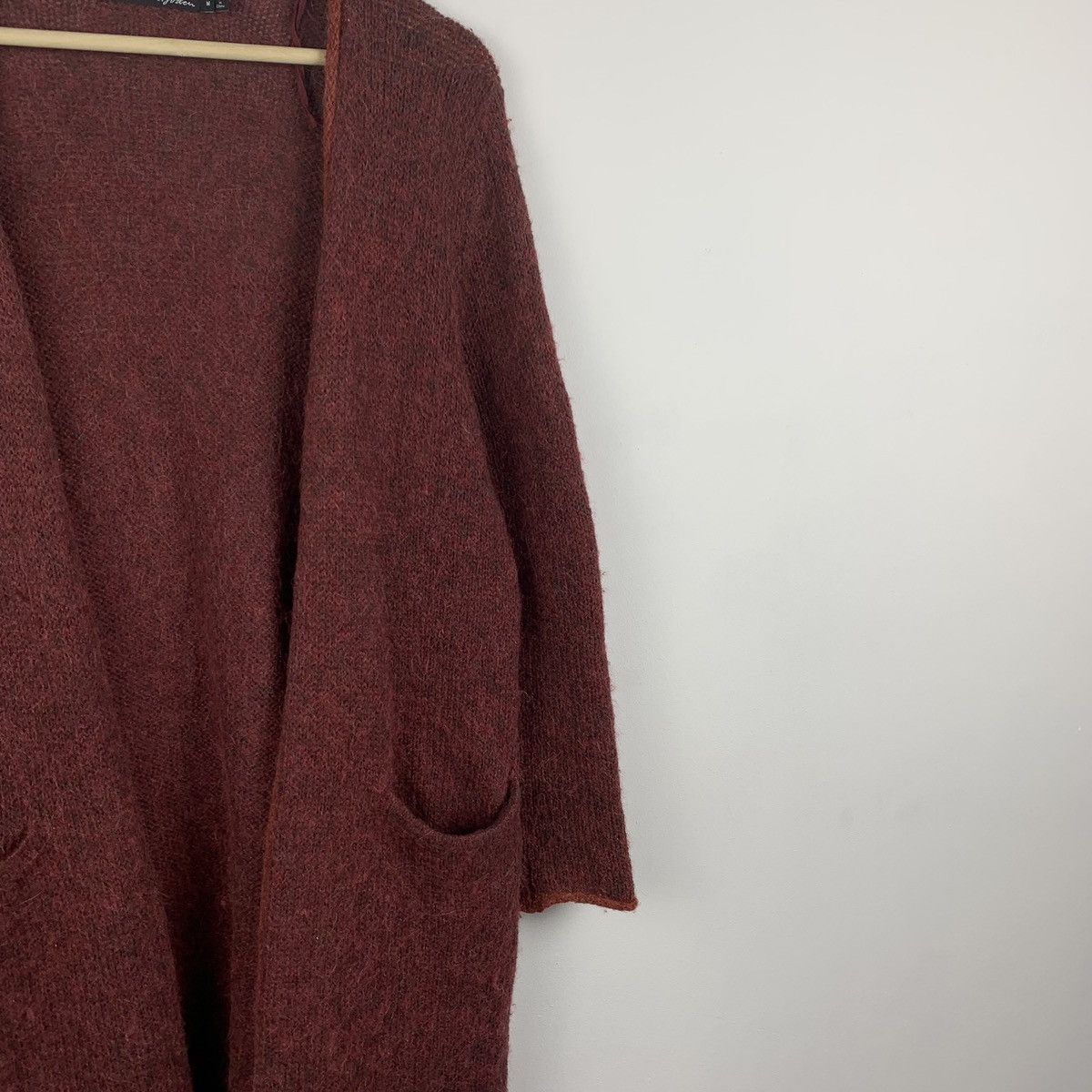 Gudrun Sjoden Gudrun Sjoden Knit Wool Open Cardigan Red Size M Size M / US 6-8 / IT 42-44 - 5 Thumbnail