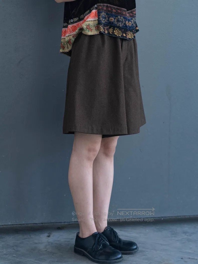 Comme des Garcons Comme Des Garcons size S Wool wide-leg shorts Size 24" / US 00 / IT 34 - 6 Thumbnail