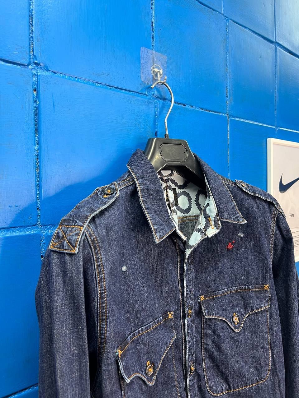 Lee × Vivienne Westwood Vivienne Westwood X Lee Denim Shirt Buttons Long Sleeve Men Size US S / EU 44-46 / 1 - 3 Thumbnail