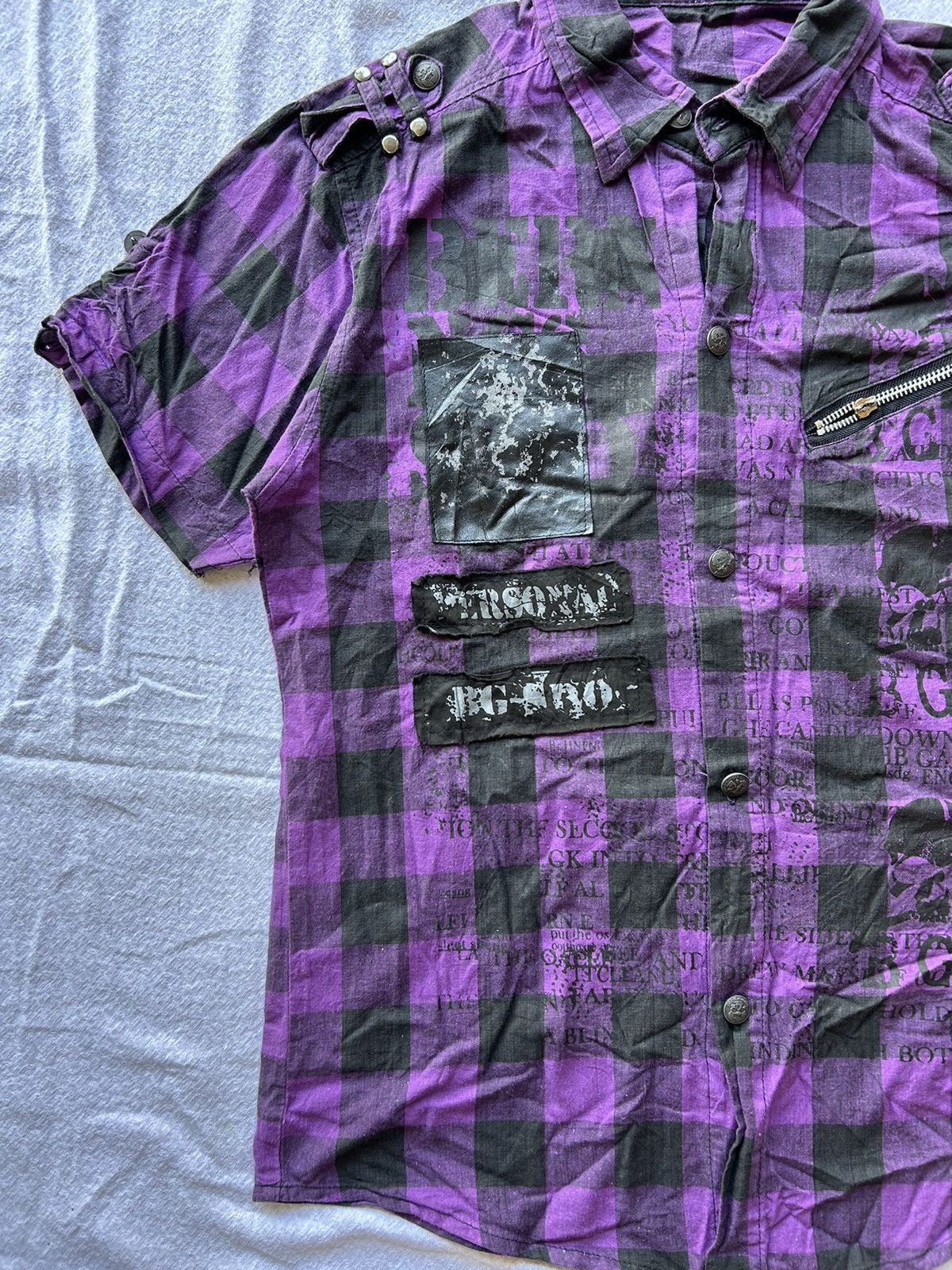 14th Addiction Berning Sho - Patch Poem Seditionaries Skull Styled Size US M / EU 48-50 / 2 - 3 Thumbnail