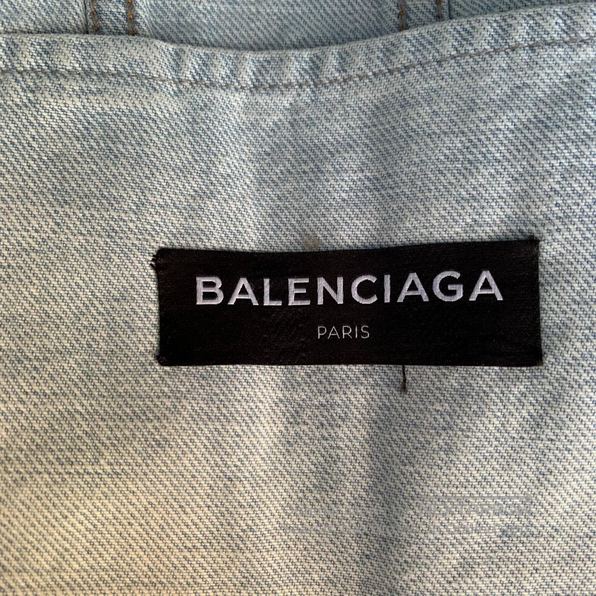 Balenciaga Balenciaga 18SS Coated Denim Jacket. Size US S / EU 44-46 / 1 - 5 Thumbnail
