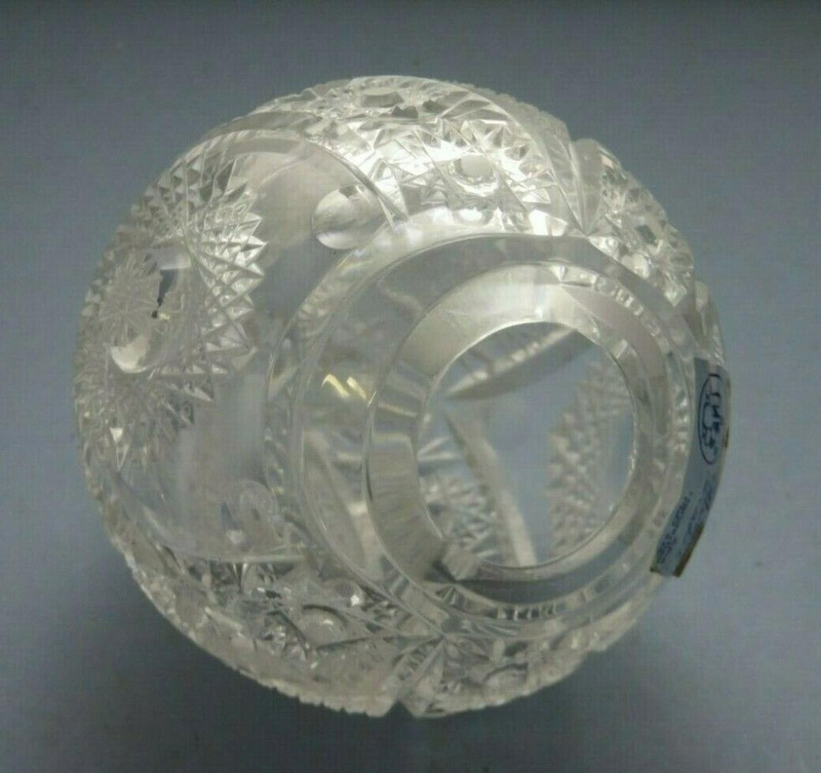 Other American Brilliant Cut Glass Crystal Candle Holder 4 1/8" Size ONE SIZE - 4 Thumbnail