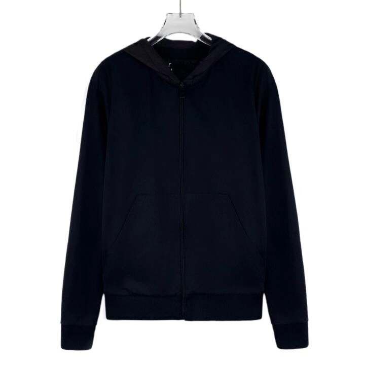 Prada Prada Black Striped Cotton Hooded Jacket Size US S / EU 44-46 / 1 - 1 Thumbnail