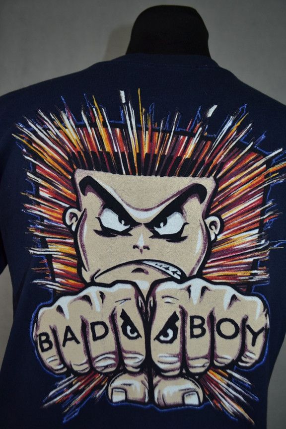 Vintage Vintage 90s Bad Boy Made in USA tee t-shirt S / L Size US S / EU 44-46 / 1 - 3 Thumbnail