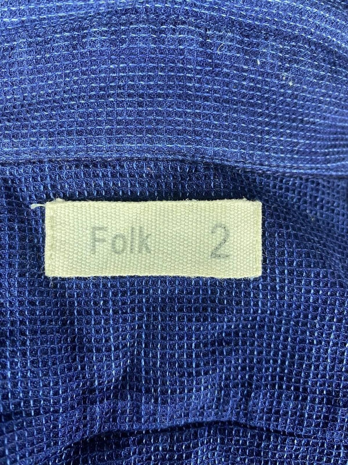 Folk Folk Blue Long Sleeve Button Down Summer Shirt Size 2 Size US M / EU 48-50 / 2 - 8 Thumbnail