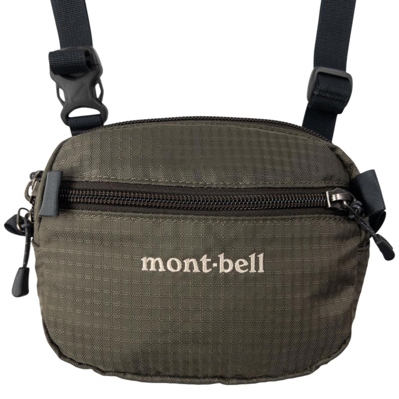 Vintage Montbell Mini Crossbody Bag in Green, Men's