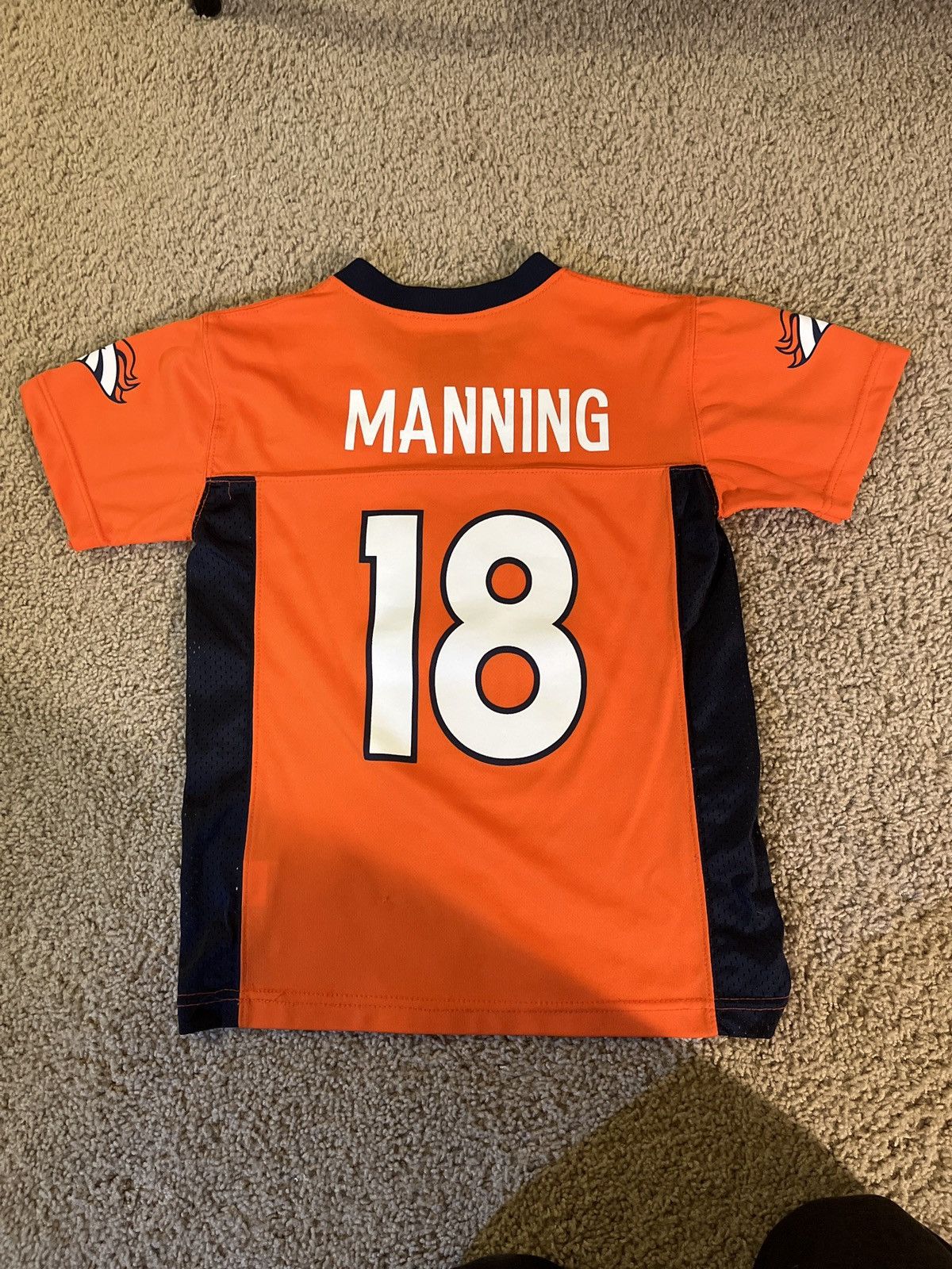 NFL Youth Small Peyton Manning Broncos Jersey Size US S / EU 44-46 / 1 - 3 Thumbnail