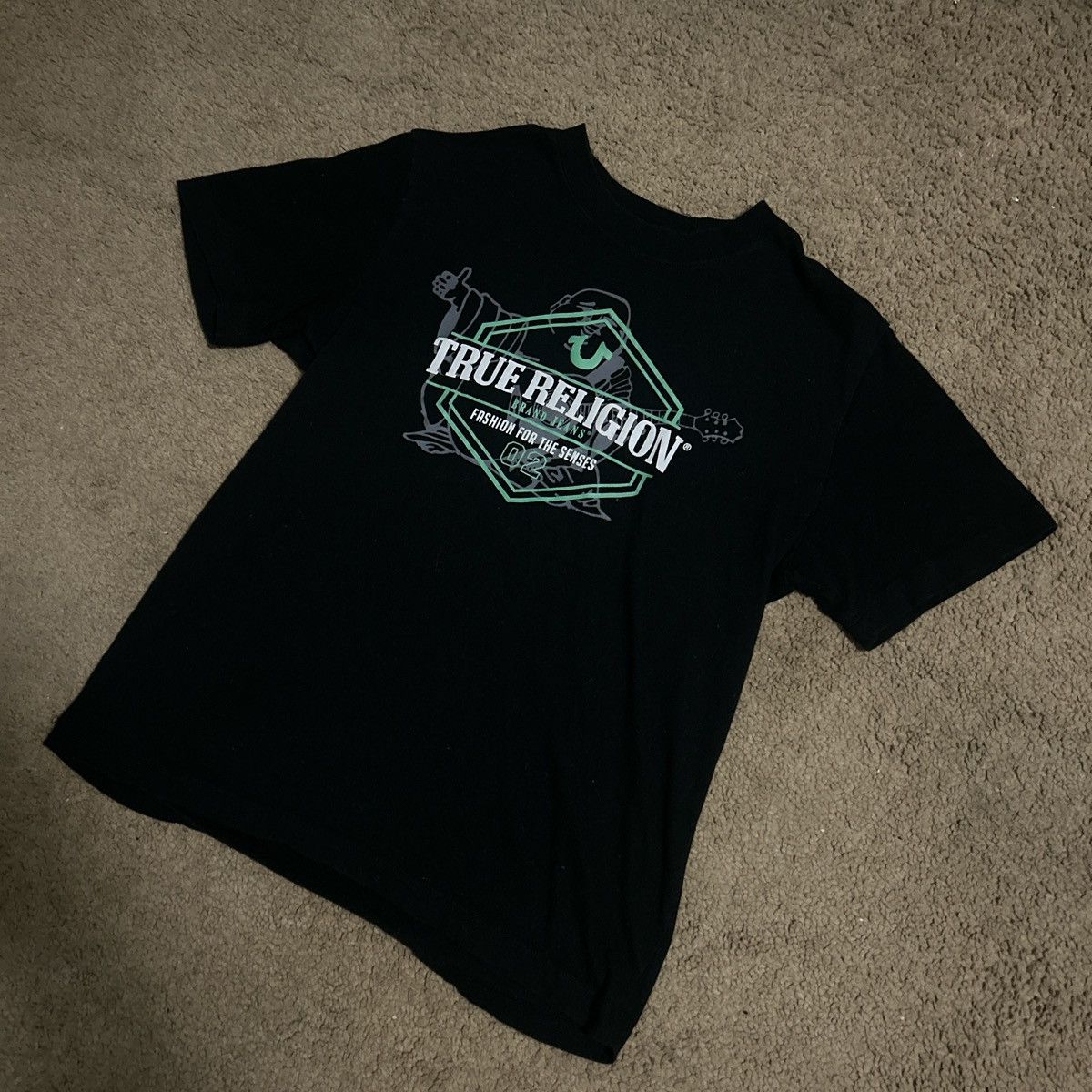 True Religion Black True Religion (Fashion for the senses) Tshirt Size US S / EU 44-46 / 1 - 2 Thumbnail