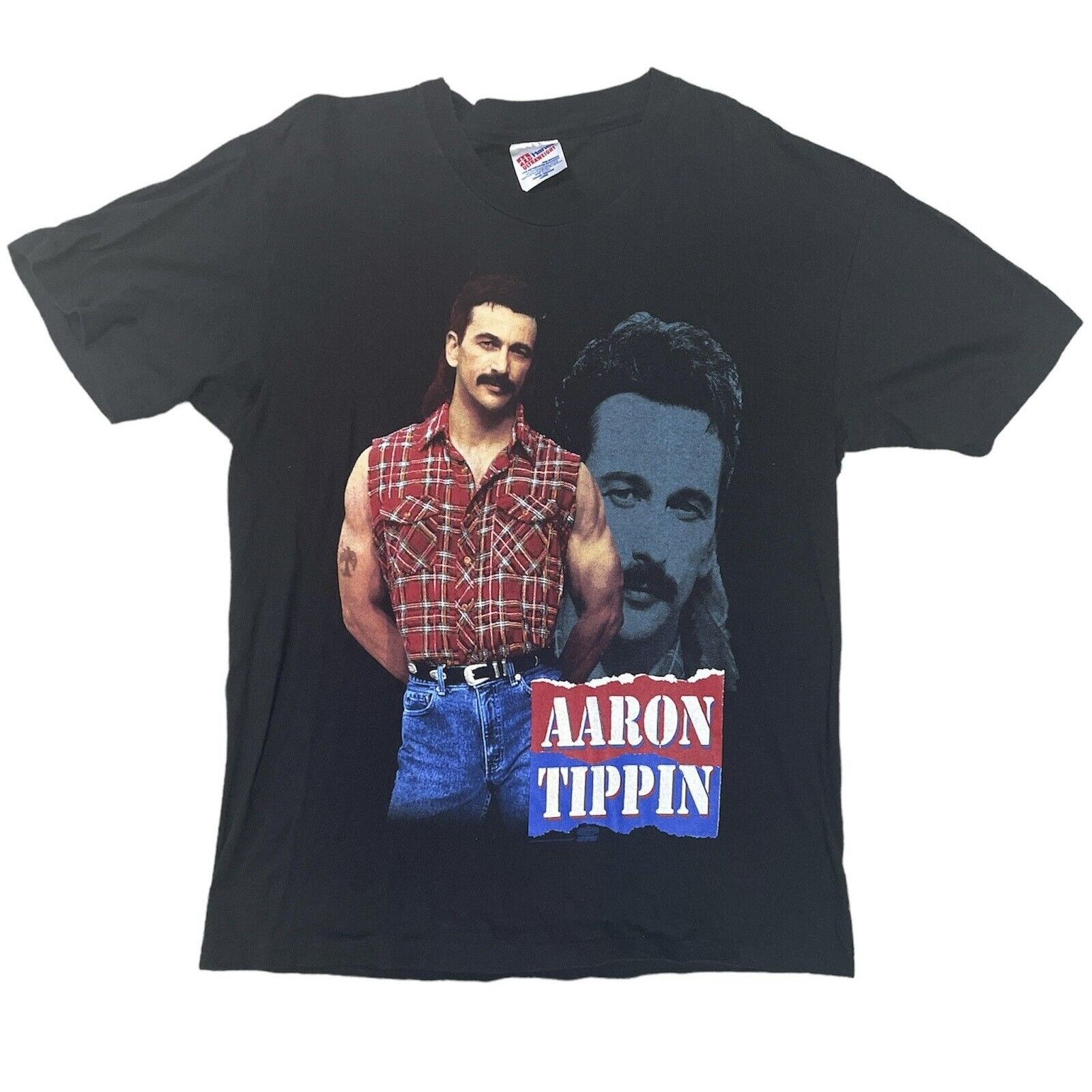 Tour Master Vintage Aaron Tippin Call of the Wild Tour Shirt Size Large Size US L / EU 52-54 / 3 - 1 Thumbnail
