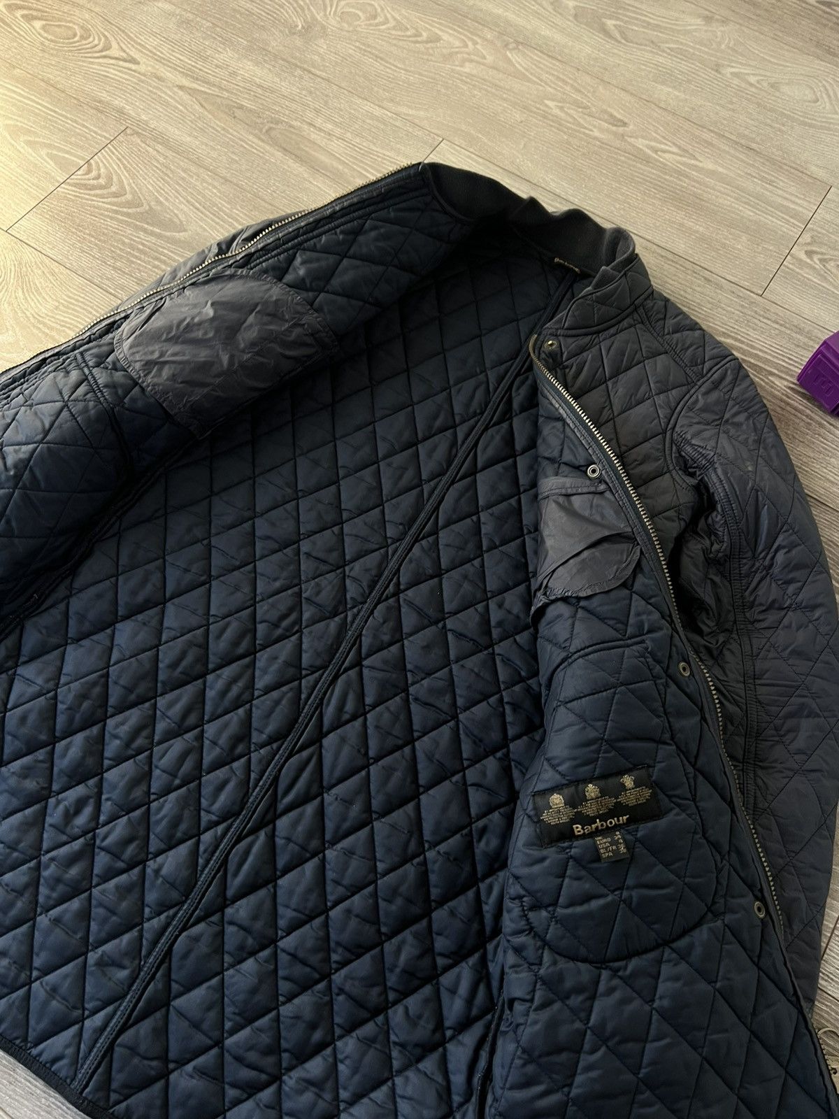 Barbour Vintage Barbour Woman’s Tarn Quilted Avant Garde Jacket Size S / US 4 / IT 40 - 7 Thumbnail