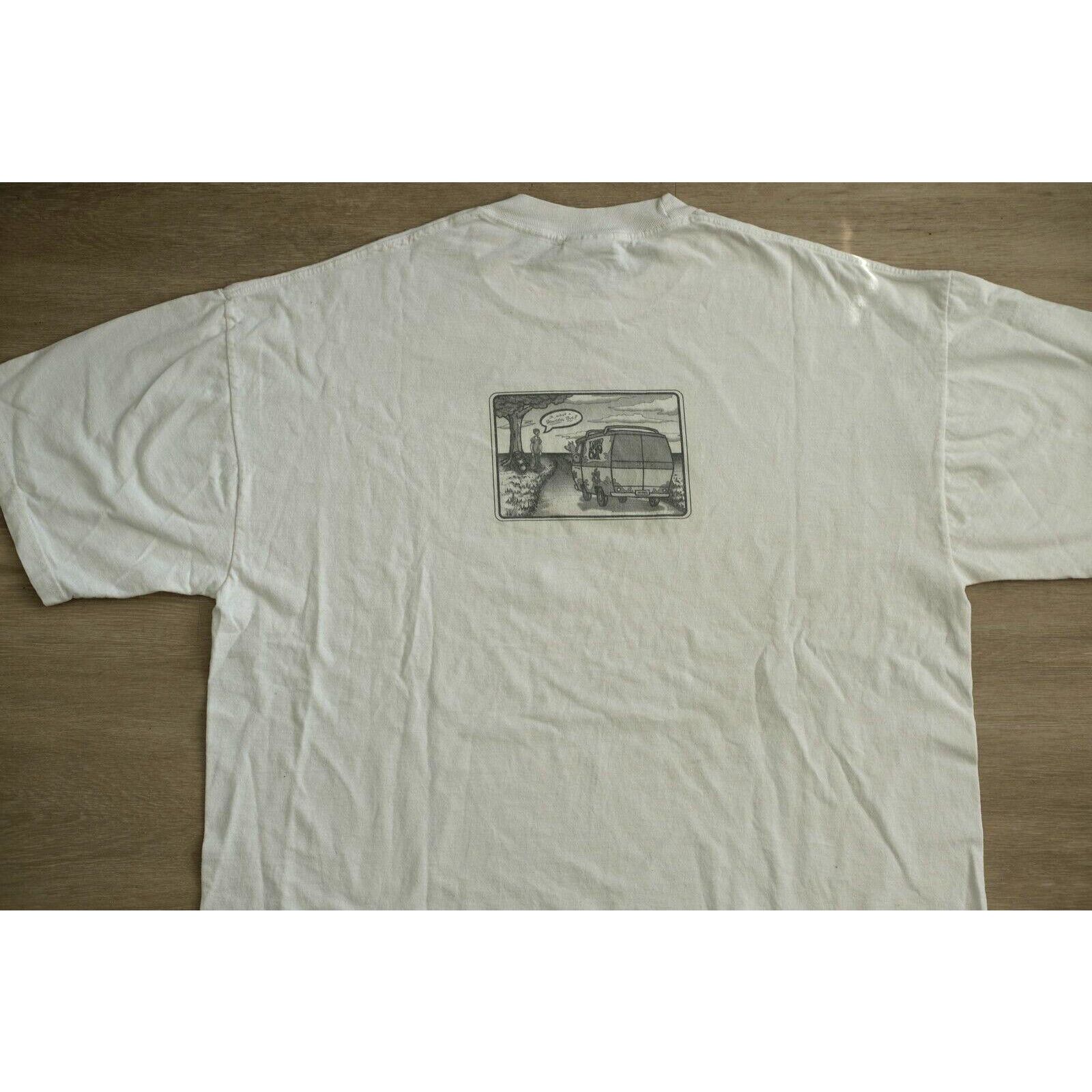 Warner Bros Vintage 1990s Jerzees Scooby Doo Shaggy XL Tee Shirt White Size US XL / EU 56 / 4 - 4 Thumbnail