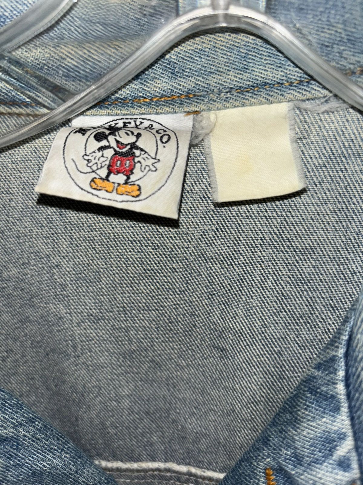 Mickey Mouse Vintage Mickey And Minnie denim jacket Size M / US 6-8 / IT 42-44 - 4 Thumbnail