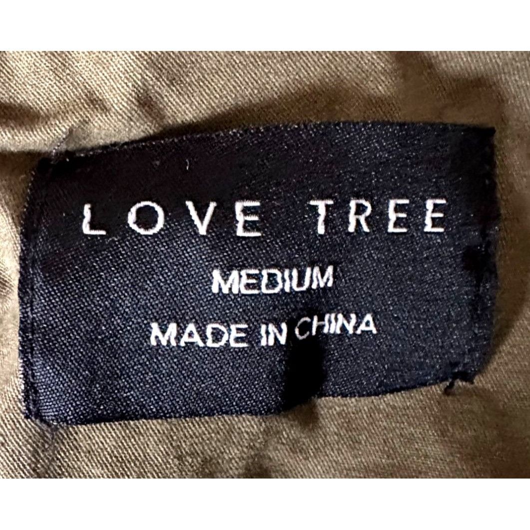 Other Love Tree Green Army Jacket Medium Military Raincoat Pockets Size US M / EU 48-50 / 2 - 12 Thumbnail