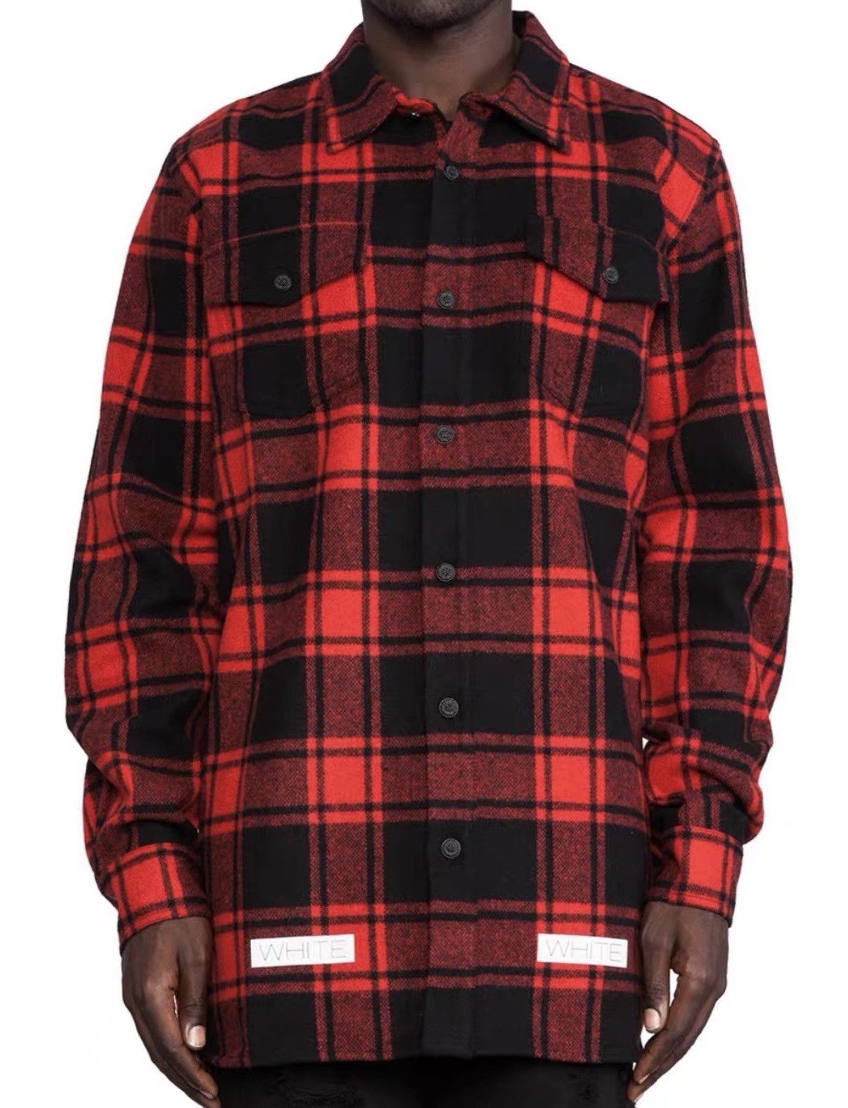 Off-White Off-White Vintage No.13 Wool Red Check Jacket J42 Size US S / EU 44-46 / 1 - 7 Thumbnail