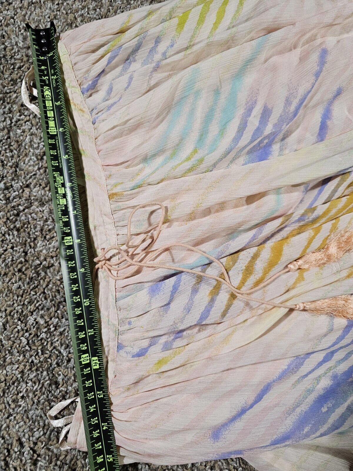 Free People free people long drawstring Tie skirt Medium Size 32" / US 10 / IT 46 - 5 Thumbnail