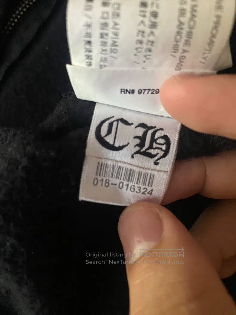 Chrome Hearts CHROME HEARTS Size M Black horseshoe arms three-element coa Size US M / EU 48-50 / 2 - 8 Thumbnail