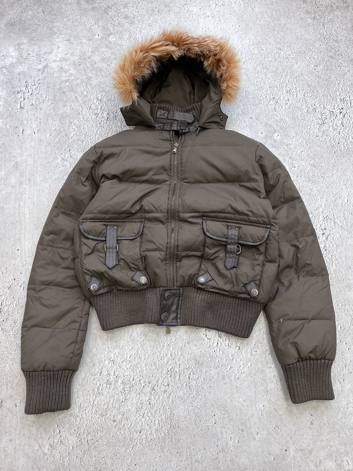 If Six Was Nine Y2k ARCHIVE fur jacket down puffer ifsixwasnine 