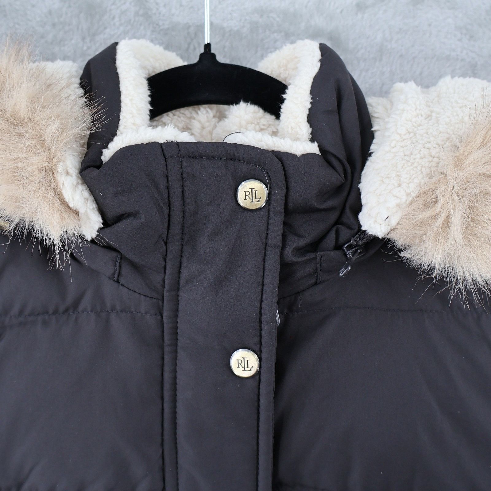 Lauren Ralph Lauren LRL Ralph Lauren Faux-Fur Hooded Down Puffer Coat Women XS Size XS / US 0-2 / IT 36-38 - 9 Thumbnail