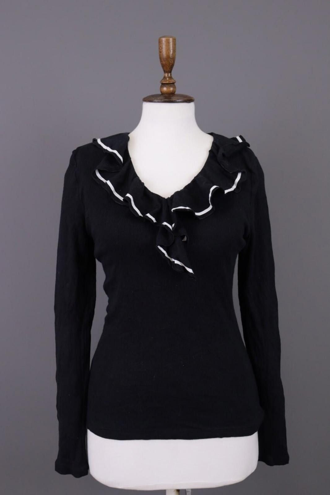 Lauren Ralph Lauren Lauren Ralph Lauren Black Long Sleeve Top Shirt Size XS Size XS / US 0-2 / IT 36-38 - 1 Thumbnail