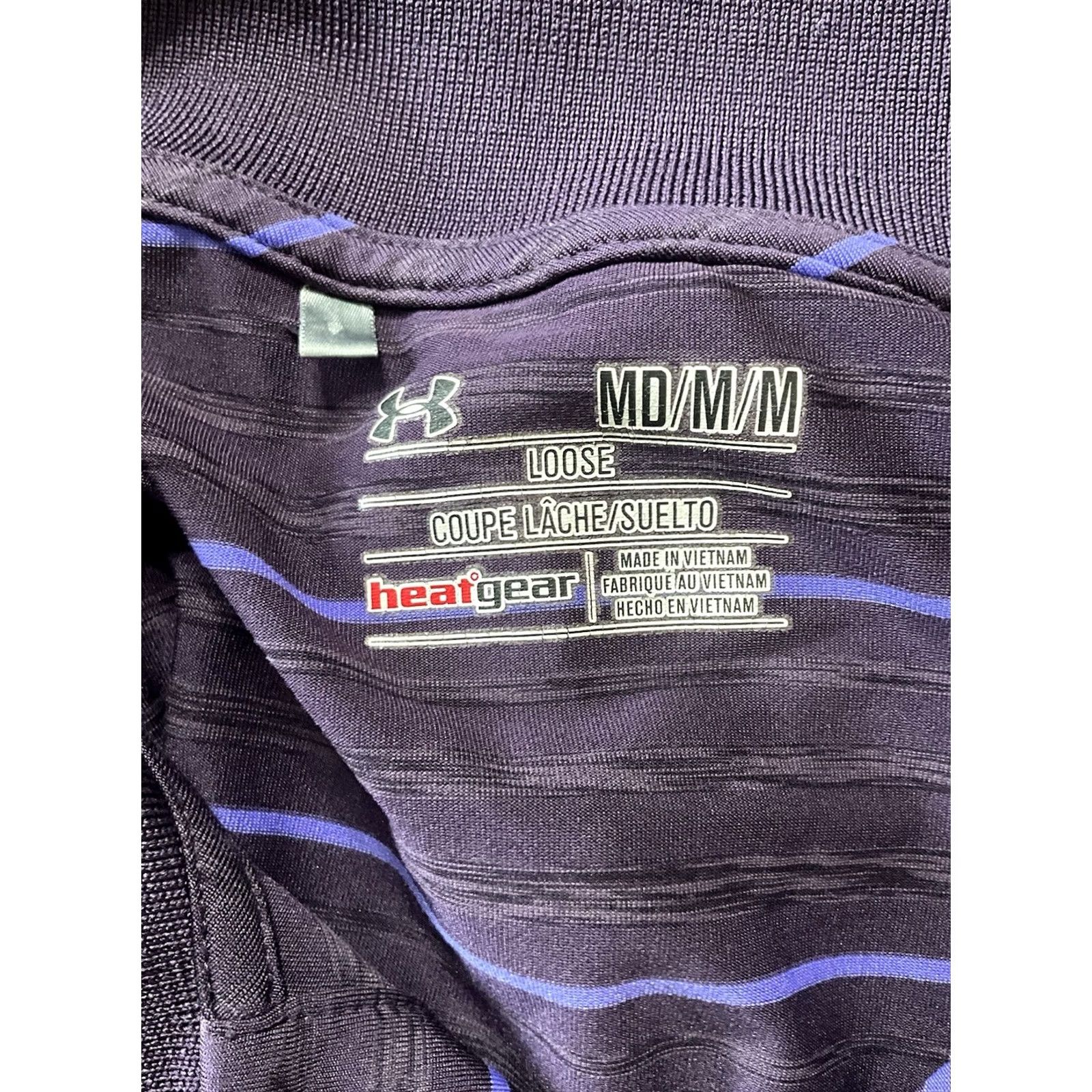 Under Armour Under Armour Polo Men's Purple Short Sleeve Regular Fit Size M Polo Shirt Golf Tennis Lounge Activewear Casual Travel Size US M / EU 48-50 / 2 - 5 Thumbnail