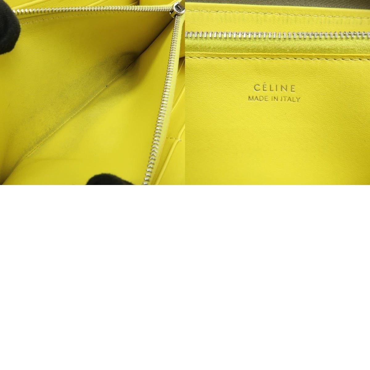 Celine Celine Zippy Long Wallet Calfskin Gray Size ONE SIZE - 8 Thumbnail