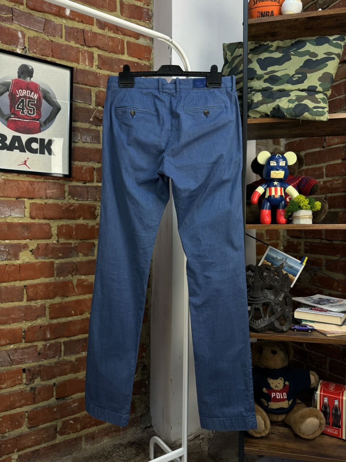 Designer × Jacob Cohen JACOB COHEN Academy Bobby Premium Edition Chino Slim Pants Size US 31 - 2 Thumbnail