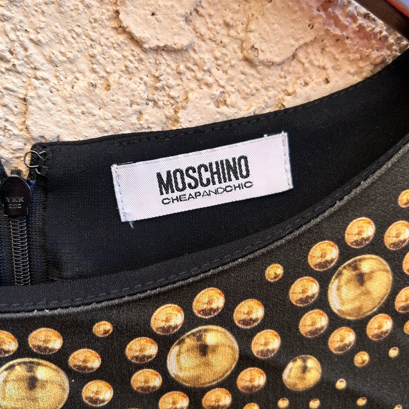 Moschino MOSCHINO Printed Sheath Dress Size 10 Size L / US 10 / IT 46 - 4 Thumbnail