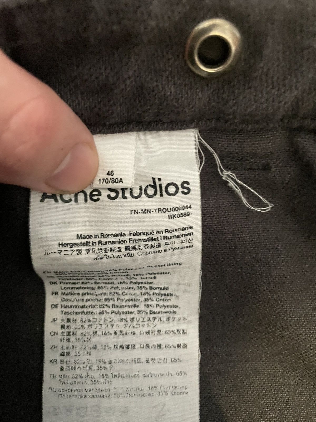 Acne Studios Wide-Leg Cargo Trousers Size US 32 / EU 48 - 9 Thumbnail
