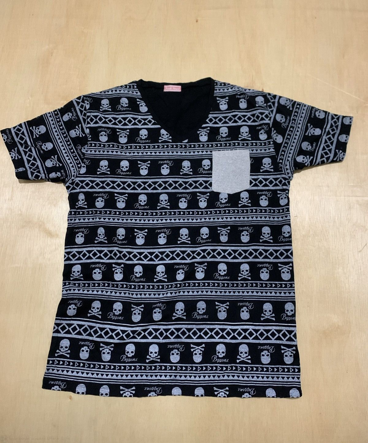 Hysteric Glamour × If Six Was Nine × Japanese Brand Vintage Bygone Skull Pull Print tshirt Size US XL / EU 56 / 4 - 1 Thumbnail