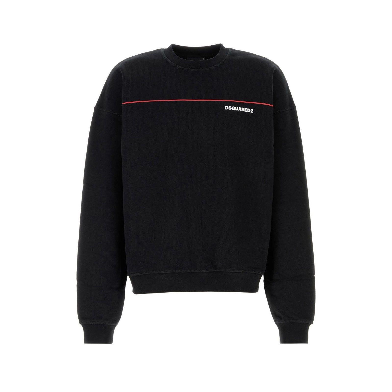 Dsquared2 DSQUARED2 Black Cotton Oversize Sweatshirt New & Authentic ( Size US XL / EU 56 / 4 - 1 Thumbnail