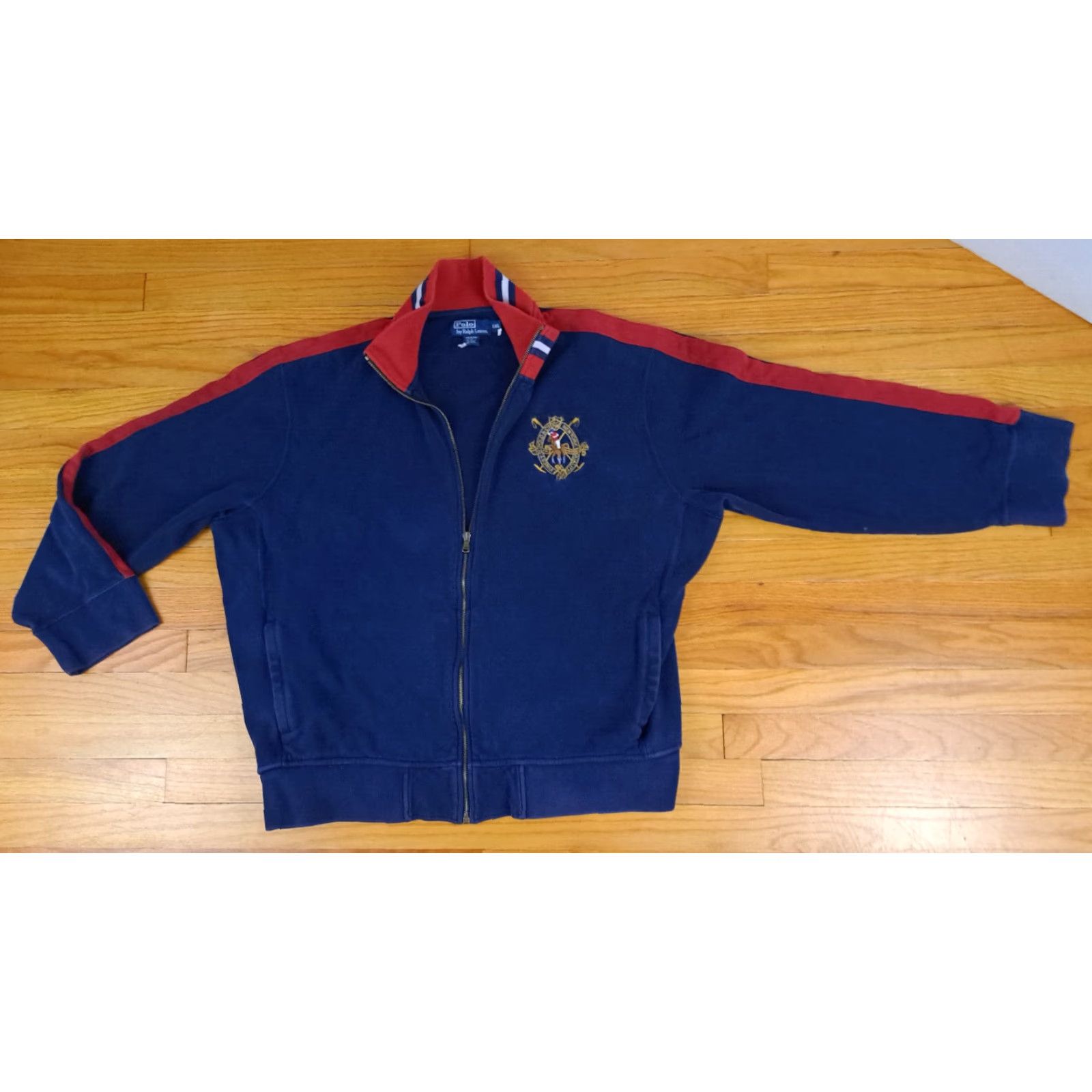 Ralph Lauren Polo Ralph Lauren Full Zip Varsity Jacket Size US XXL / EU 58 / 5 - 3 Thumbnail
