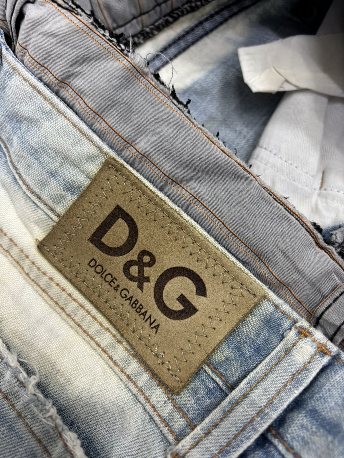 Dolce & Gabbana Dolce & Gabbana Double Waist Thrashed Distressed Denim Jeans Size 30" / US 8 / IT 44 - 11 Thumbnail