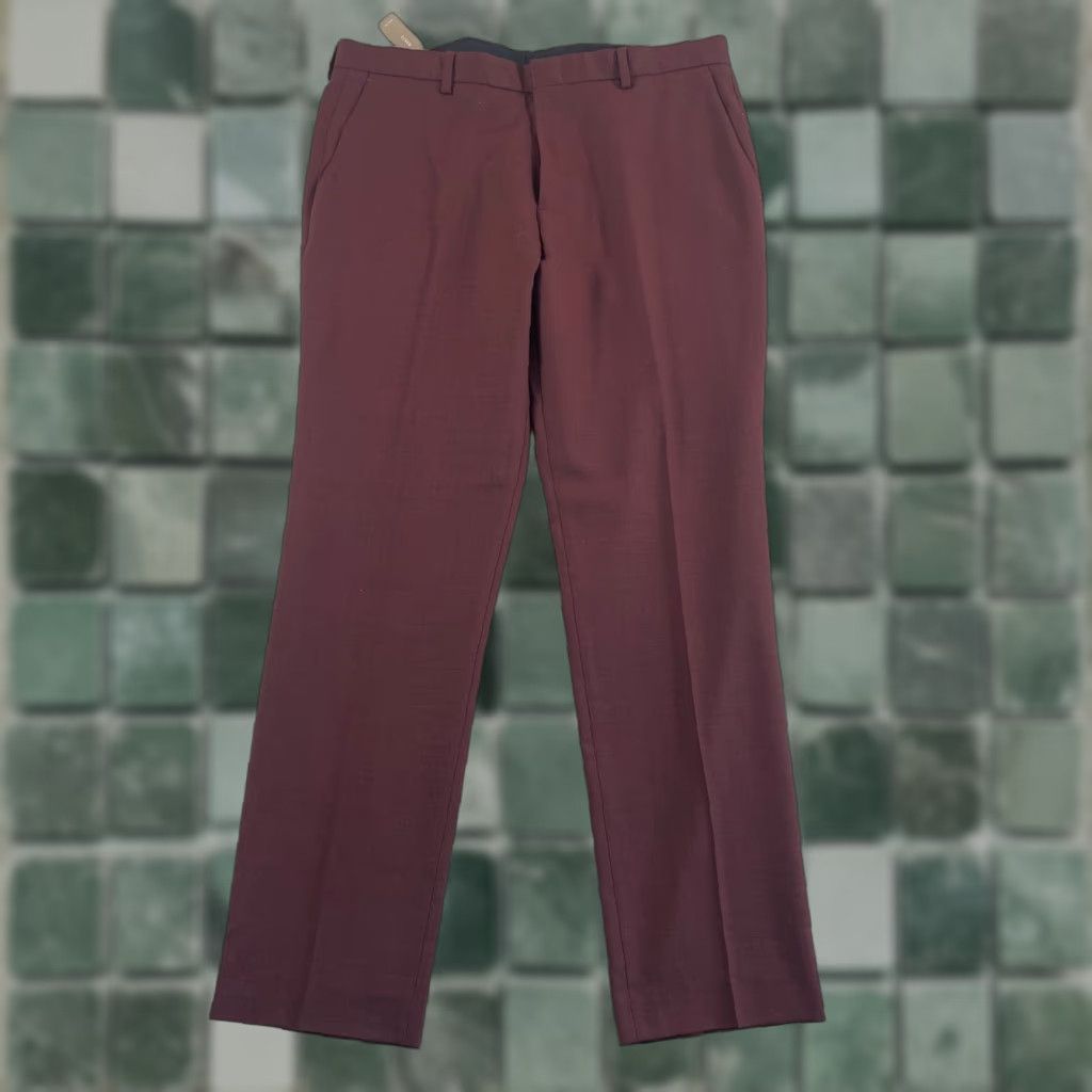 J.Crew J.CREW Bowery Ludlow Dress Pants Men 36x32 Mahogany Wool Slim Stretch NWT 25 Size US 36 / EU 52 - 1 Thumbnail