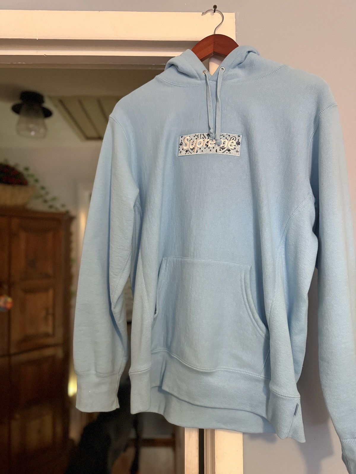 Supreme Box Supreme Blue Sweatshirt Supreme Bandana Box Logo
