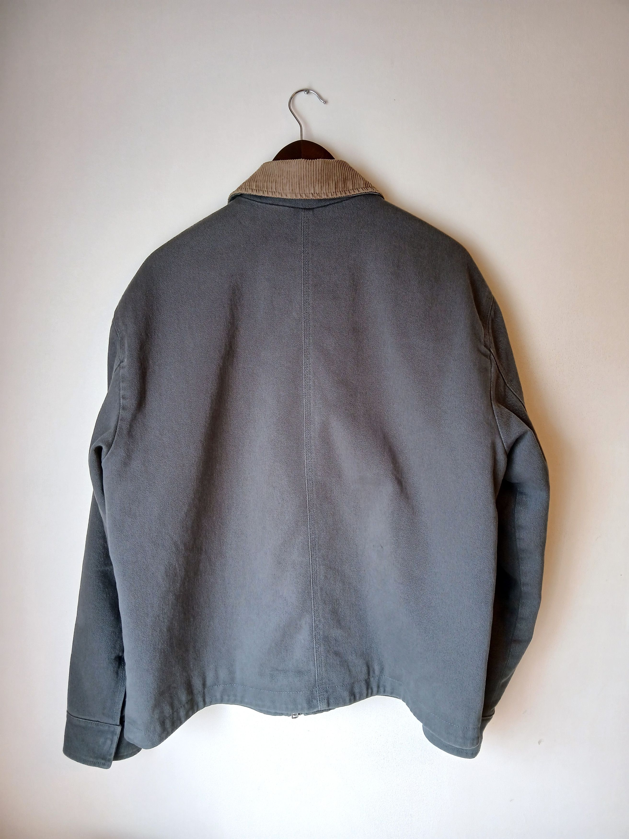 Abercrombie & Fitch Abercrombie & Fitch Workwear Kanga Zip Jacket Blue-Gray Size US L / EU 52-54 / 3 - 2 Thumbnail