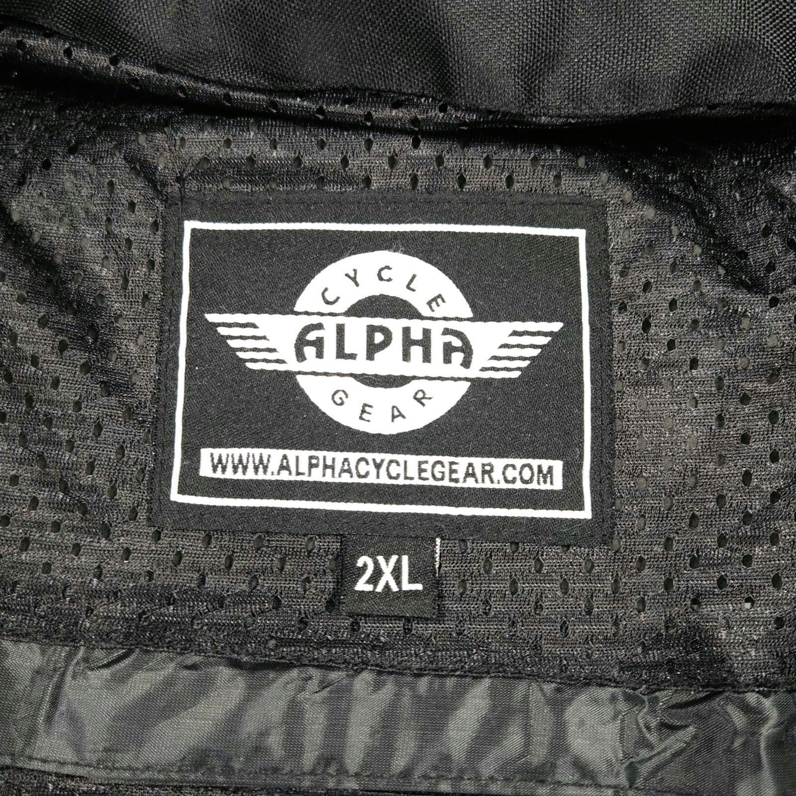 Other Alpha Cycle Gear Mesh Motorcycle Jacket CE Armor Black 2XL Size US XXL / EU 58 / 5 - 8 Thumbnail